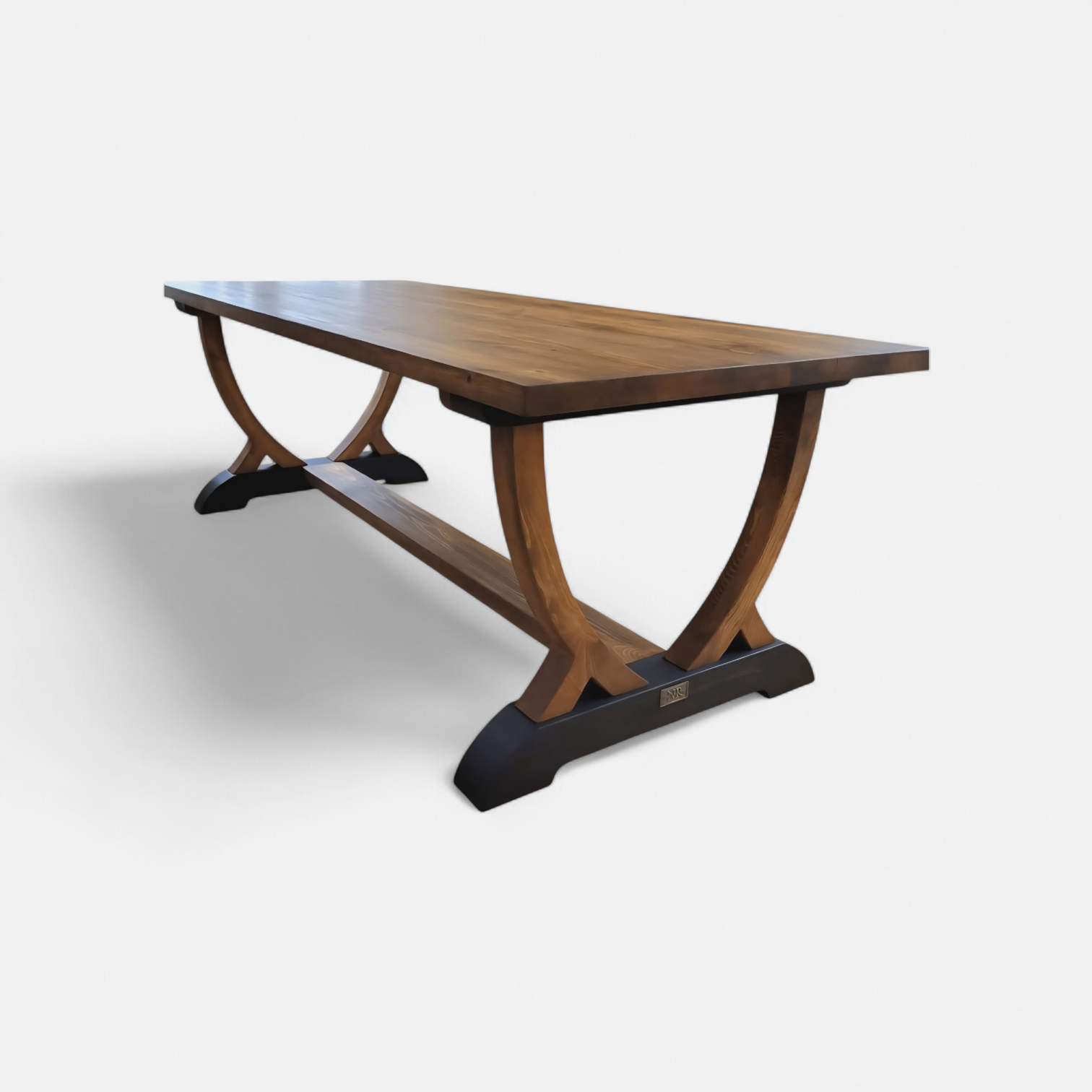 rektangulärt matbord Harmoni i massivt trä från Nordanlids Rustik