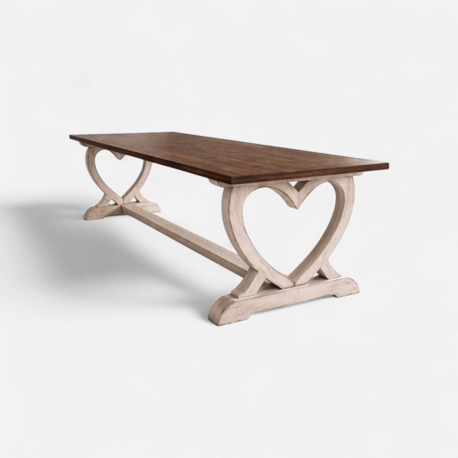 Rektangulärt matbord Harmoni handgjort av Nordanlids Rustik