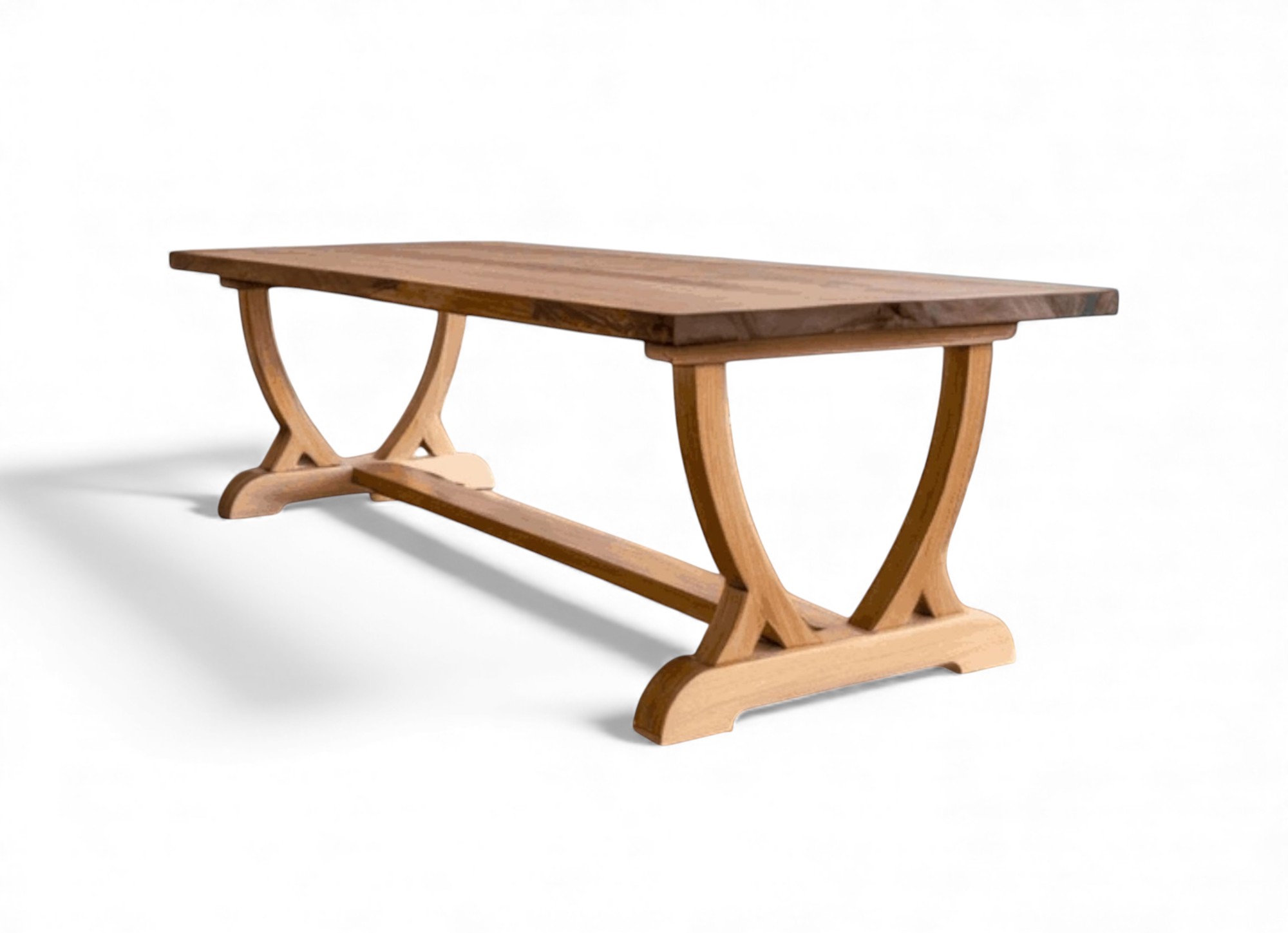 Rektangulärt matbord Harmoni handgjort av Nordanlids Rustik
