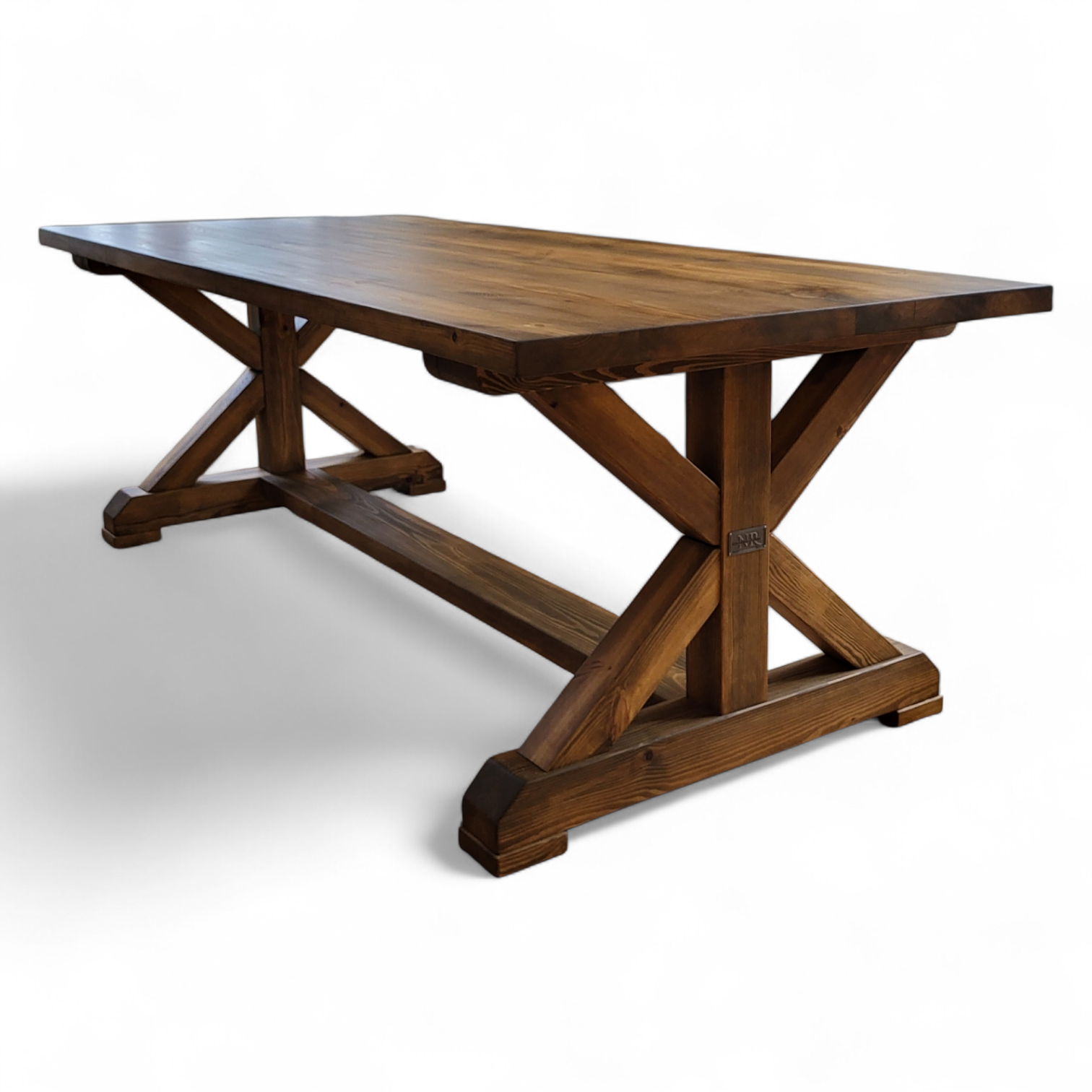 Rektangulärt matbord i massivt trä - Lofsdalen - handgjort av Nordanlids Rustik 