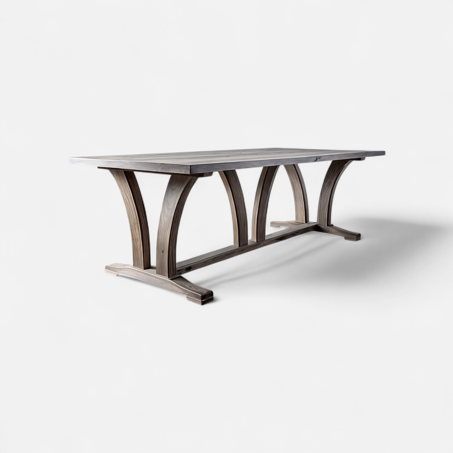 rektangulärt matbord i en nätt och vacker tidlös design i massivt trä från Nordanlids Rustik 